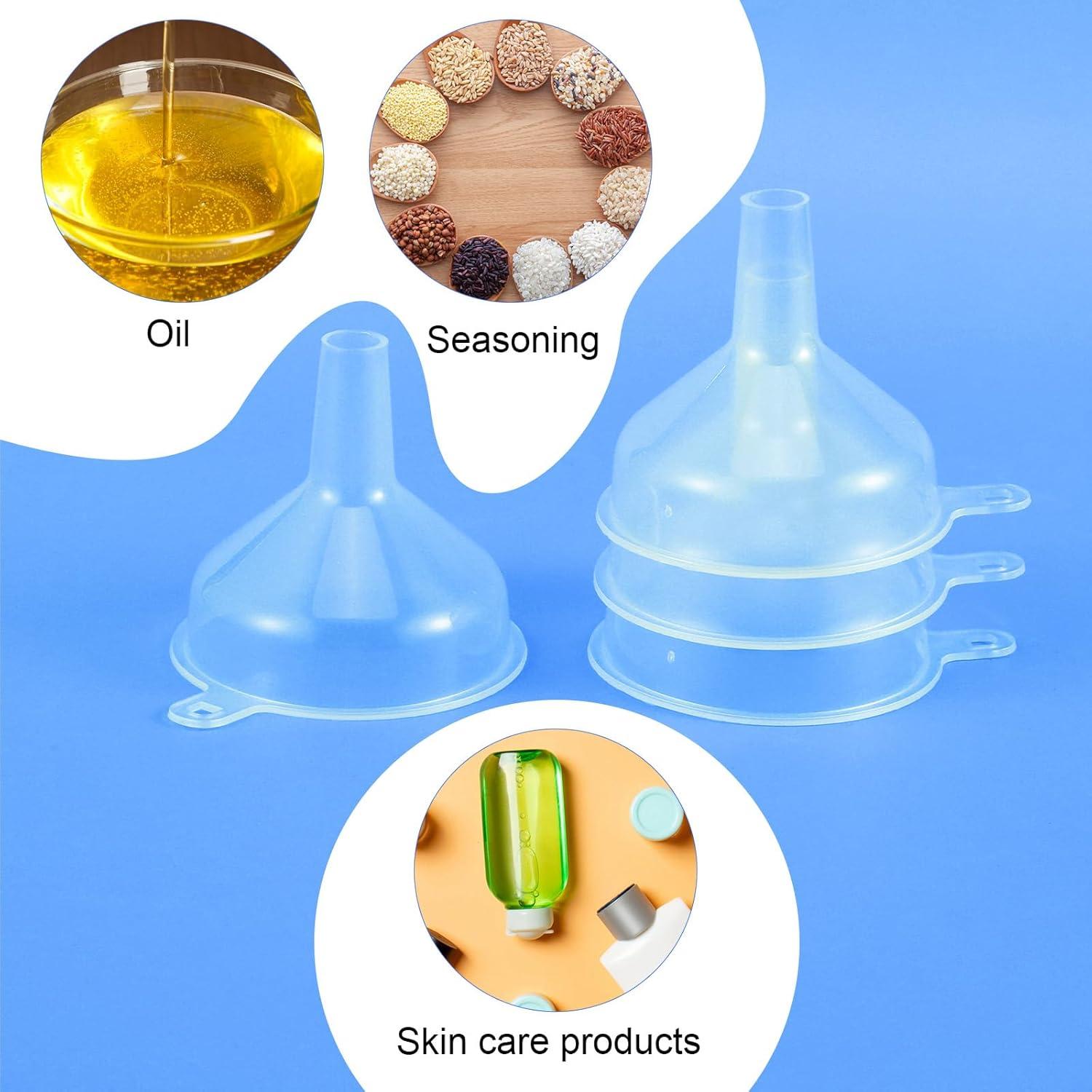 4 Embudos Pequeños de Plástico SynHHergyx para Cocina