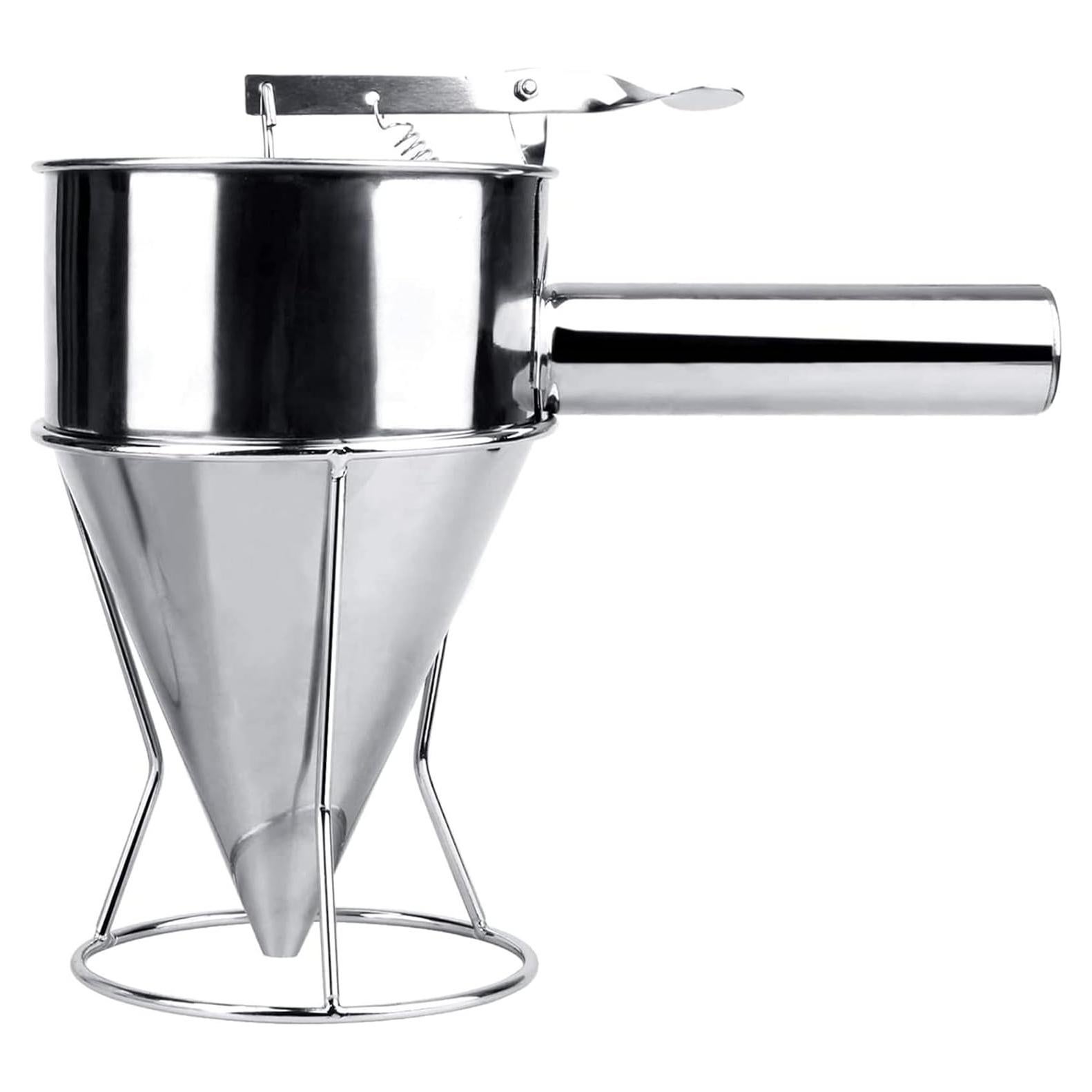 Dispensador de Masa de Pancakes MyLifeUNIT Acero Inoxidable 1200ml