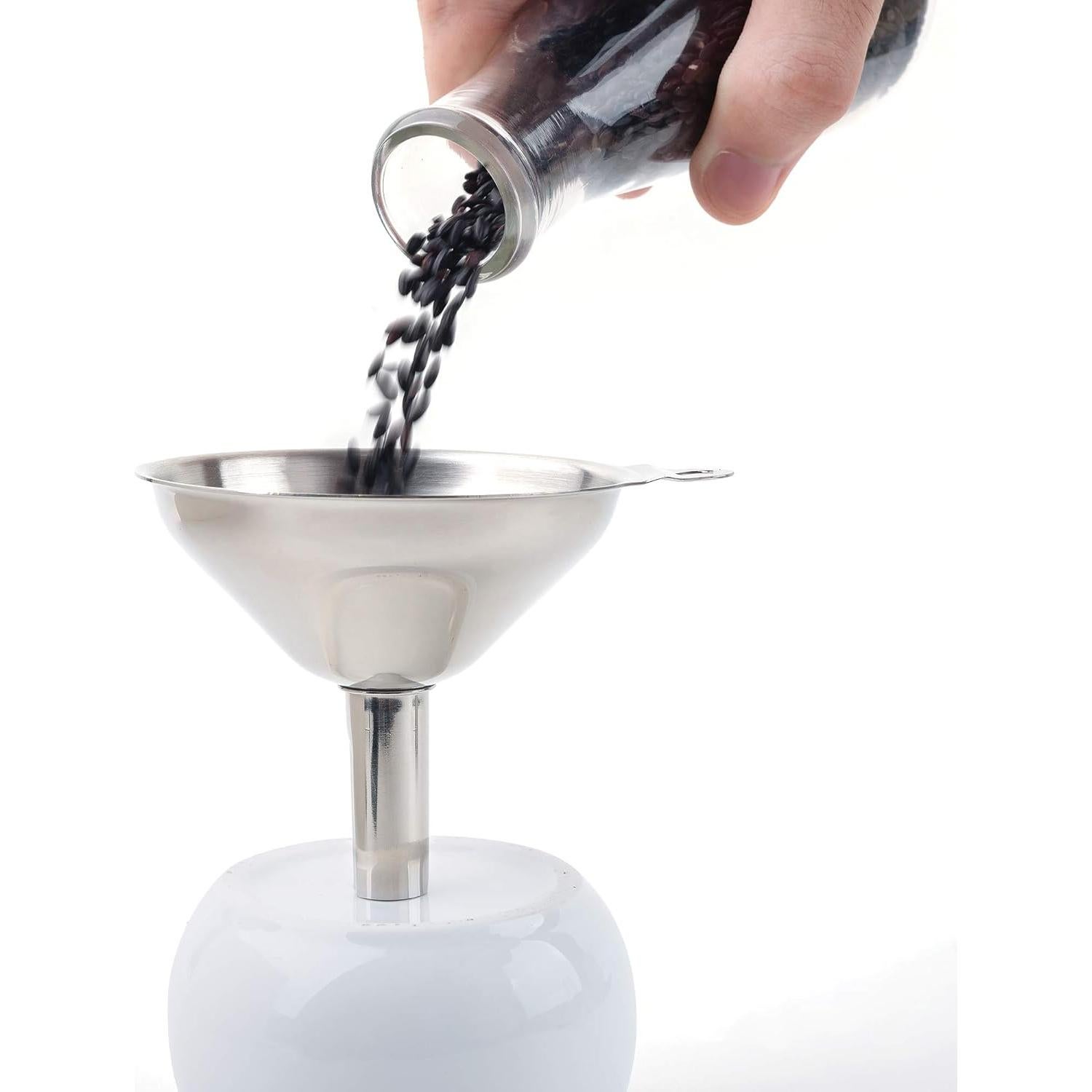 Juego de Embudos de Acero Inoxidable Fox Run 3 Piezas