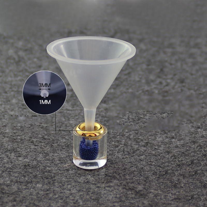 Juego de 10 Mini Embudos de Plástico MOYUAN 4 cm