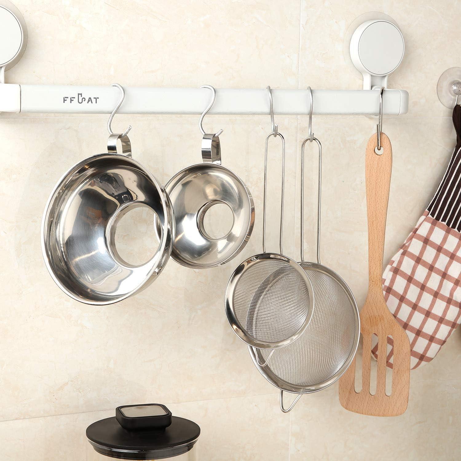 Juego de Embudos y Coladores Acero Inoxidable Boao 4 Piezas