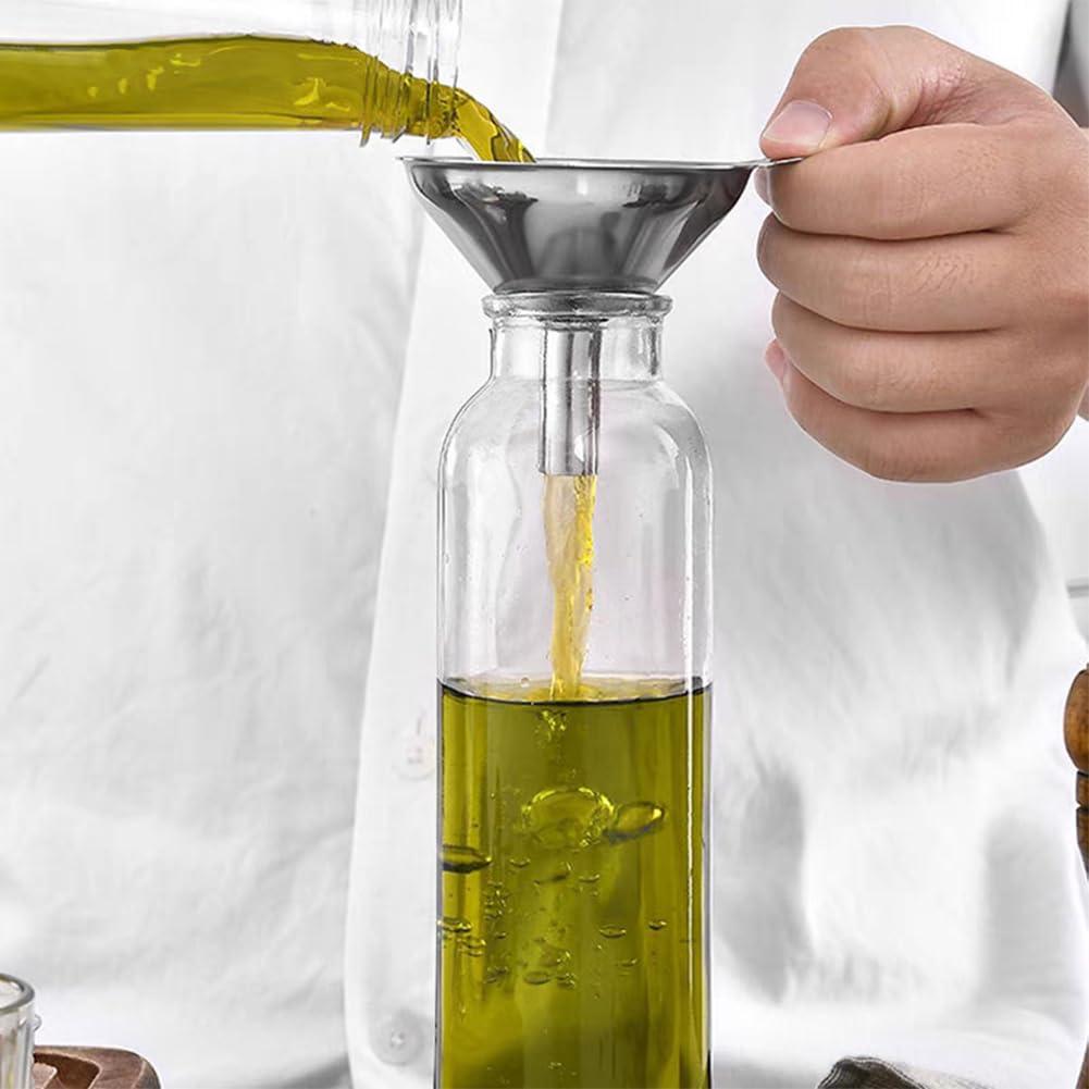 Juego de 3 Embudos de Acero Inoxidable Restynic