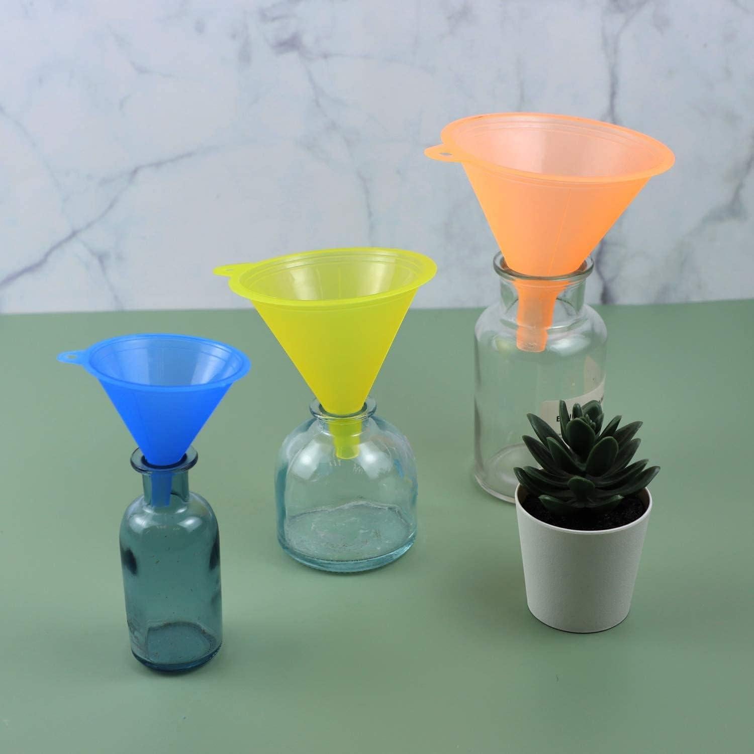 Juego de Embudos de Colores AUEAR 5 Pcs Grado Alimenticio