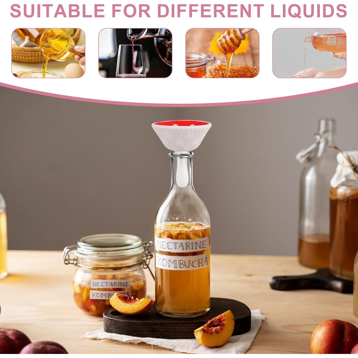 Embudo Plegable de Silicona Pahysa 7,69 cm Boca Ancha