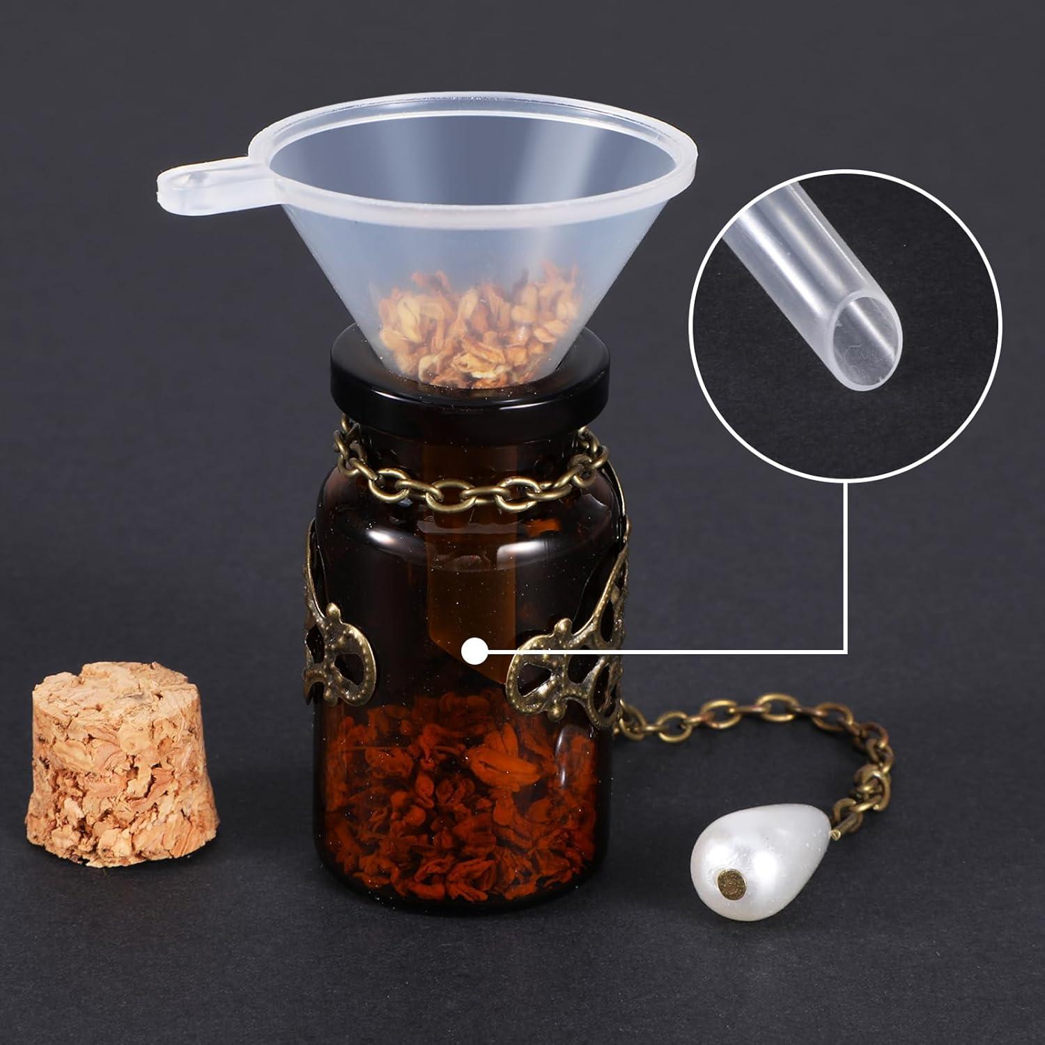 20 Embudos Mini de Cocina AHQiZFX Plástico Transparente