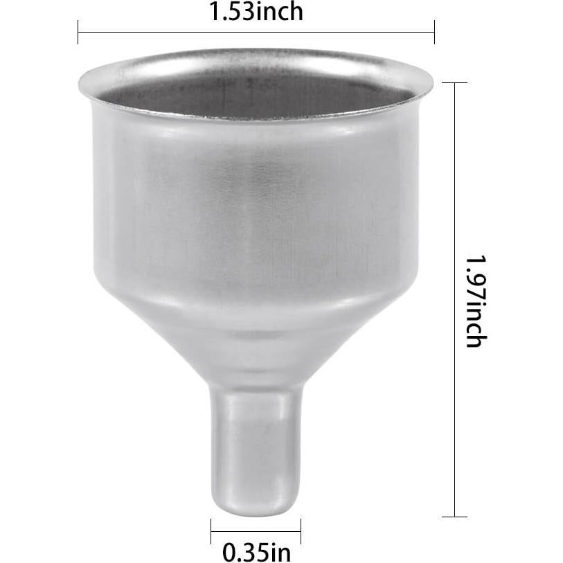 Embudo Mini de Acero Inoxidable CABAX 3,88x5 cm Plateado