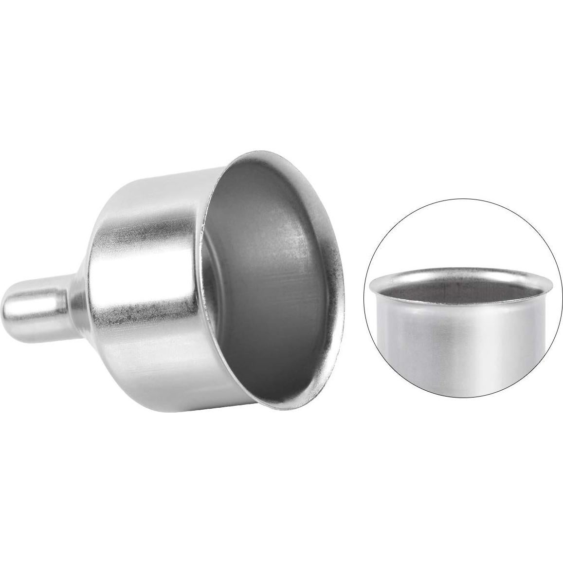 Embudo Mini de Acero Inoxidable CABAX 3,88x5 cm Plateado