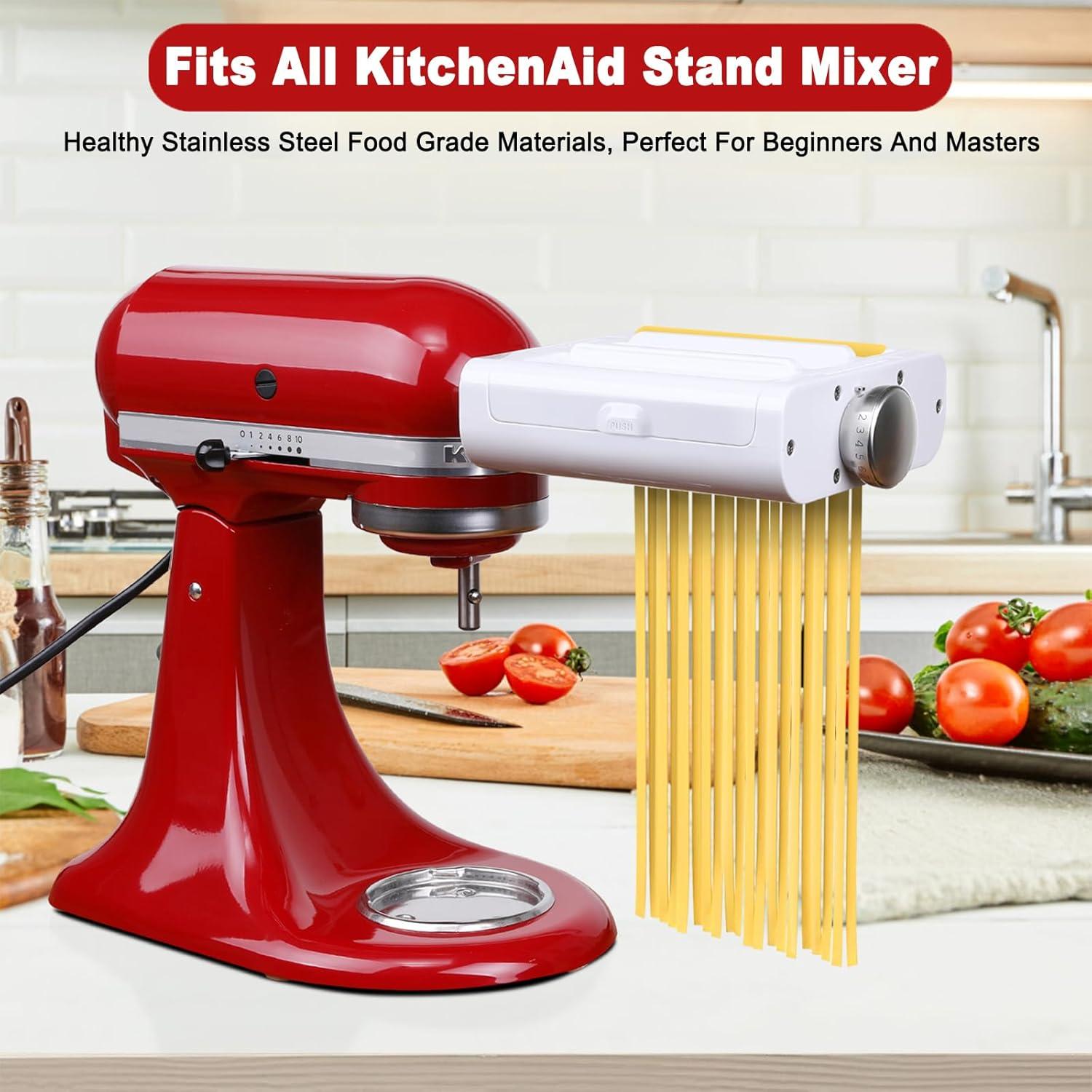 RETHONE Accesorio Pasta KitchenAid 3 en 1 Acero Inoxidable