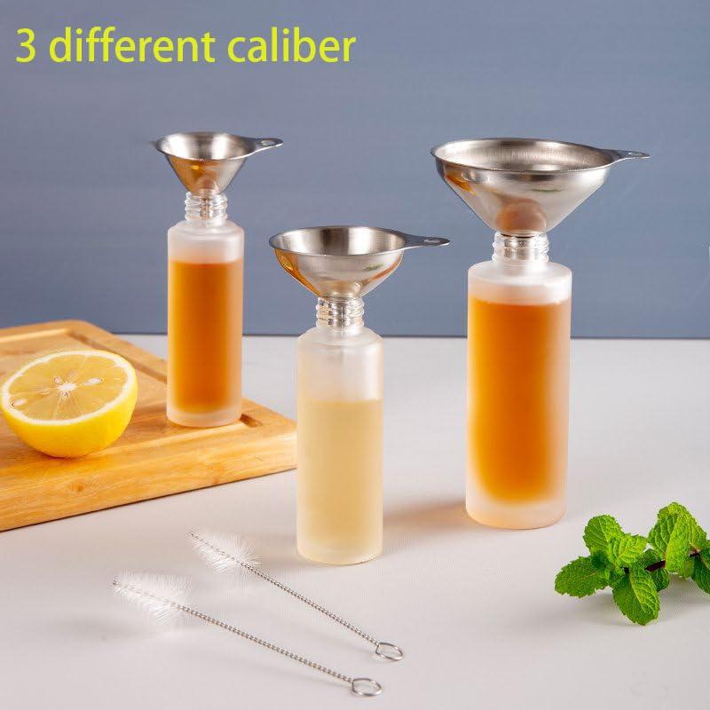 Juego de Embudos de Cocina ZIYOU Acero Inoxidable 3 Piezas
