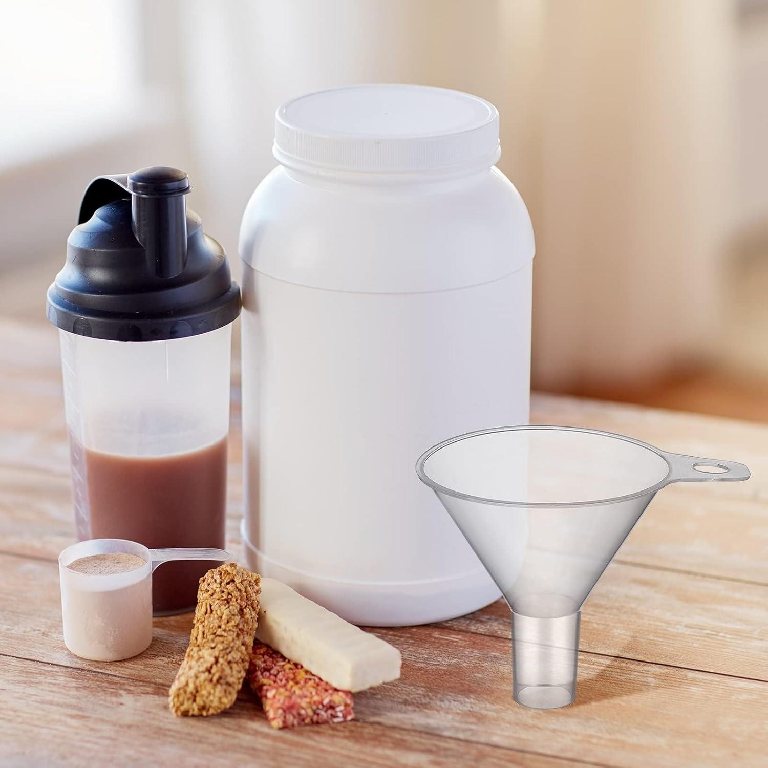 Mini embudo plástico QuZCarious 4 piezas 6.5 cm cocina