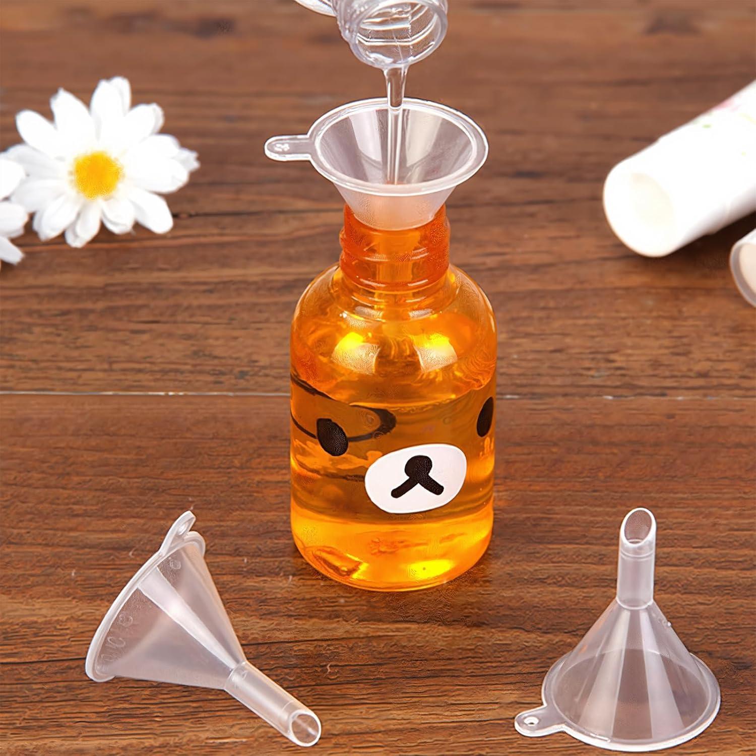 Embudo Mini Johouse 50pcs Plástico Transparente 5,08cm