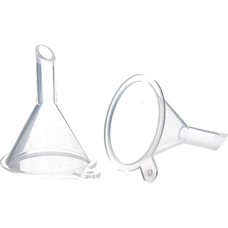 Embudo Mini Johouse 50pcs Plástico Transparente 5,08cm