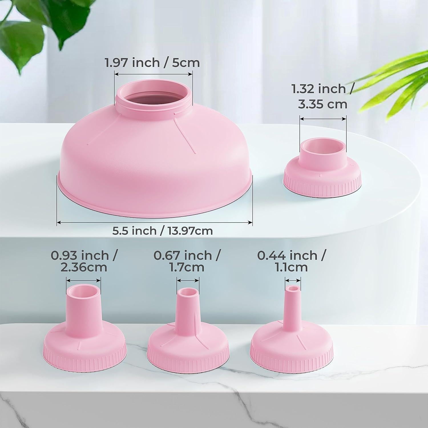 Embudo de Boca Ancha BALIWELL de Plástico Grado Alimenticio