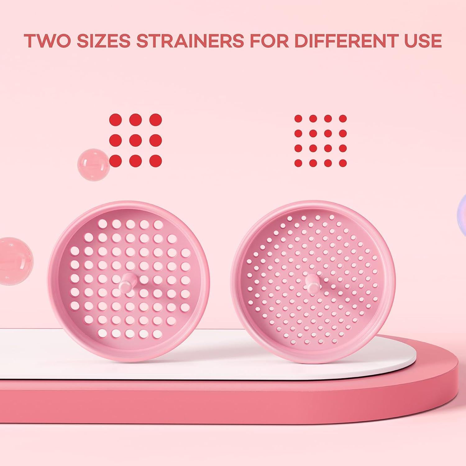 Embudo Versátil Pisol Rosa con 5 Picos y 2 Coladores