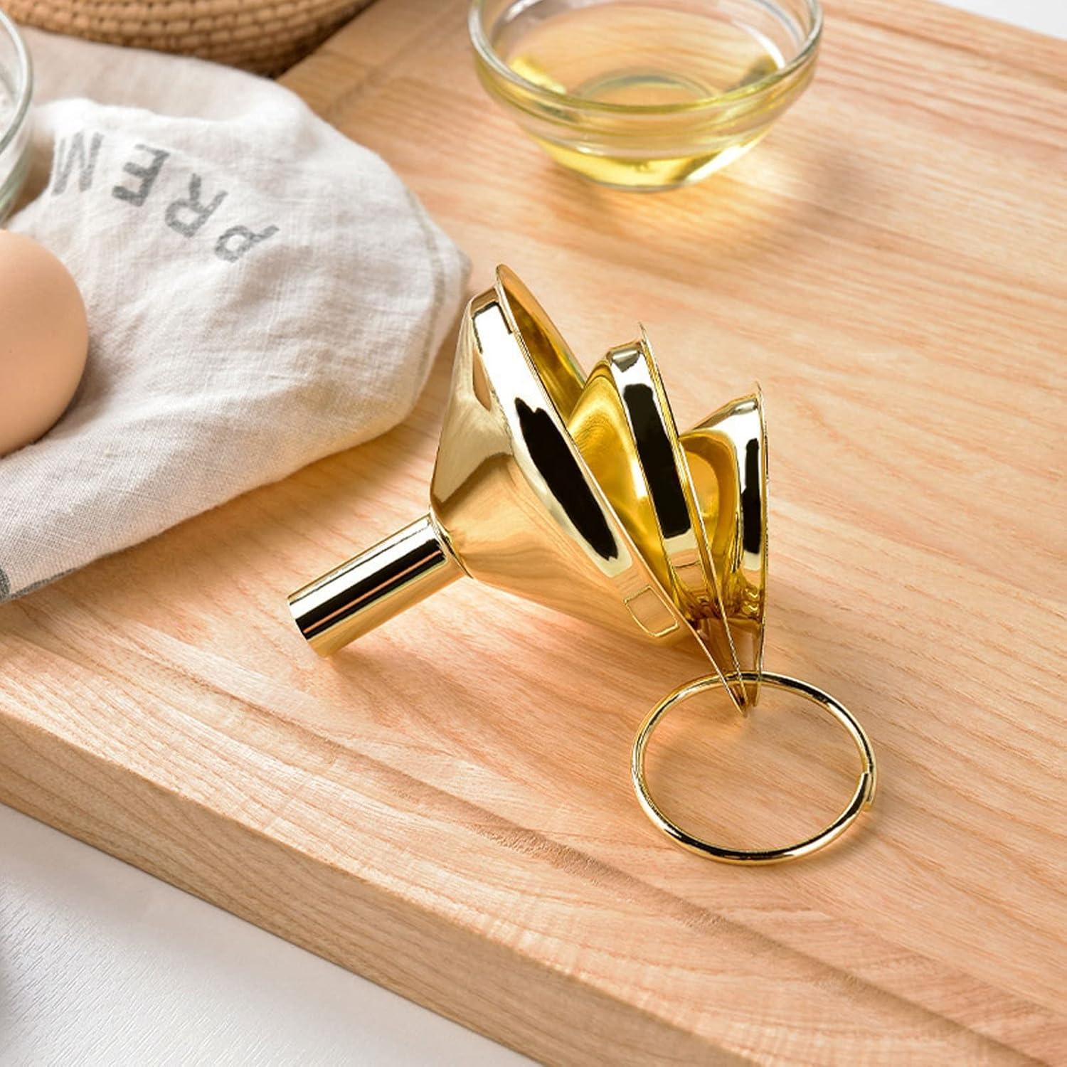 Juego de Embudos de Cocina Estink 3 Piezas Acero Inoxidable