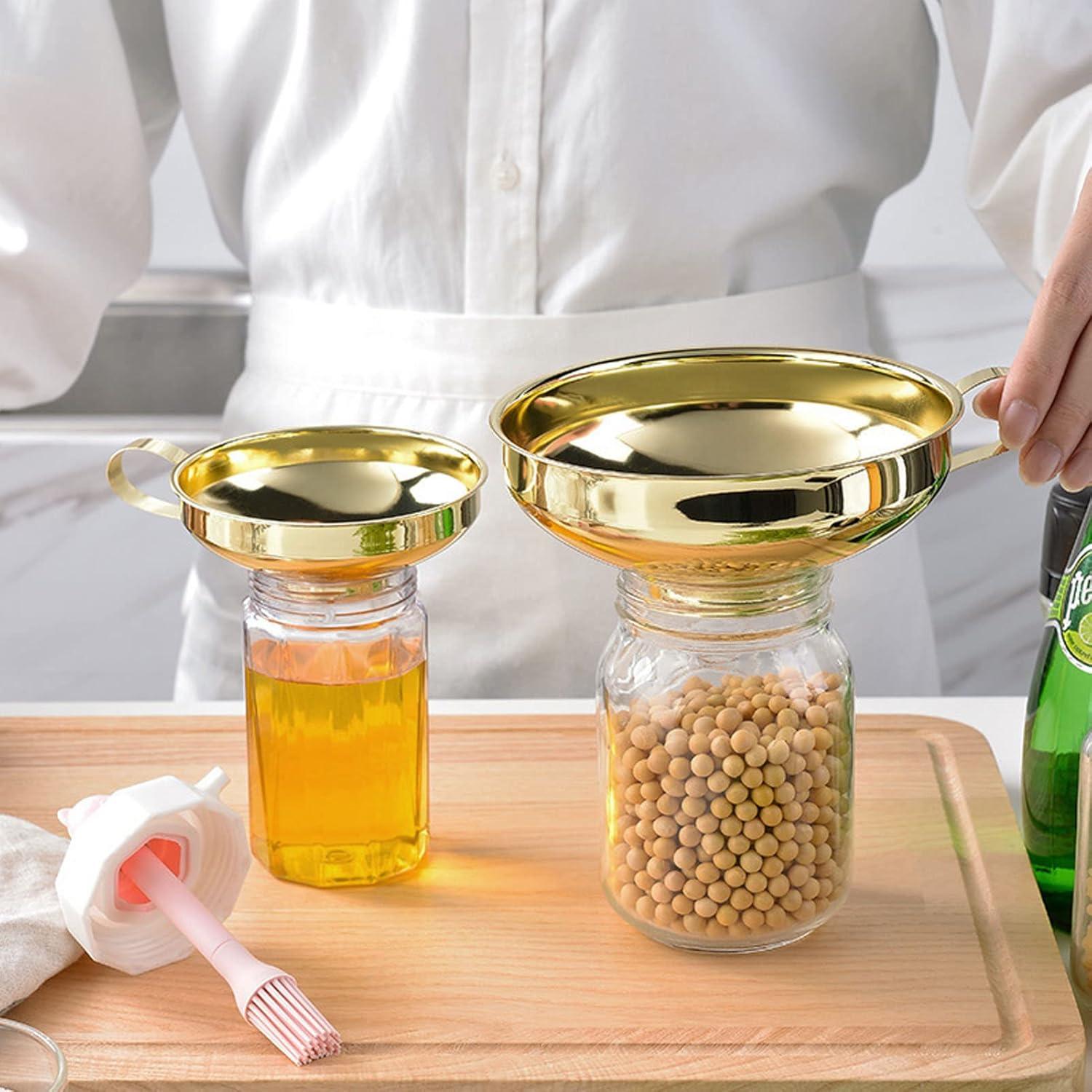 Juego de Embudos de Cocina Estink 3 Piezas Acero Inoxidable