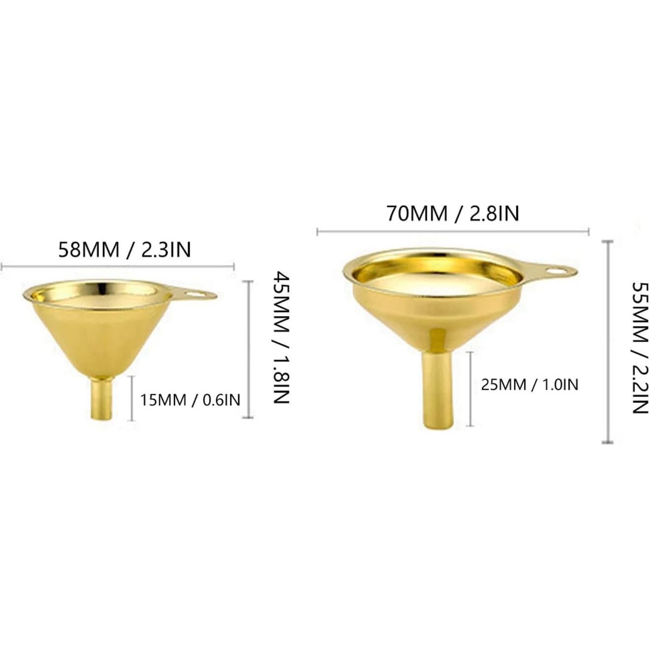 Juego de Embudos de Cocina Estink 3 Piezas Acero Inoxidable