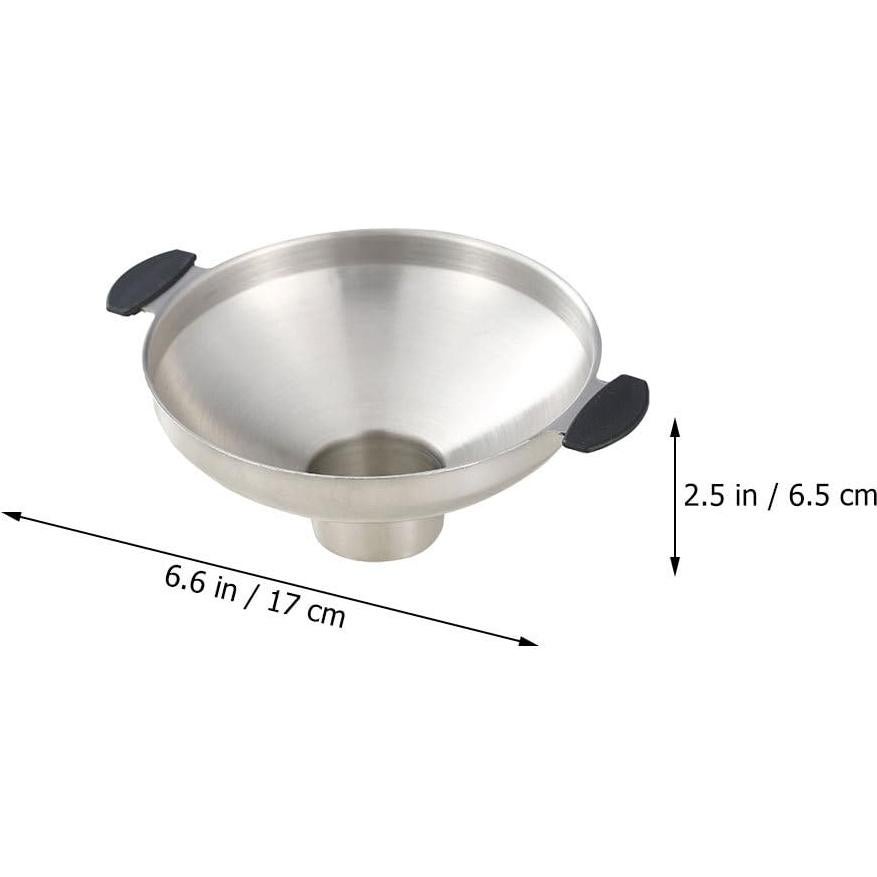 Embudo de Acero Inoxidable Anneome 6.5cm Boca Ancha Cocina