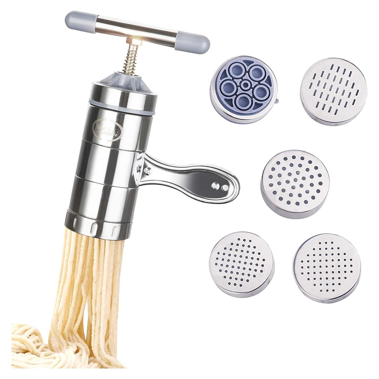 Máquina Manual para Hacer Fideos Besimple de Acero Inoxidable