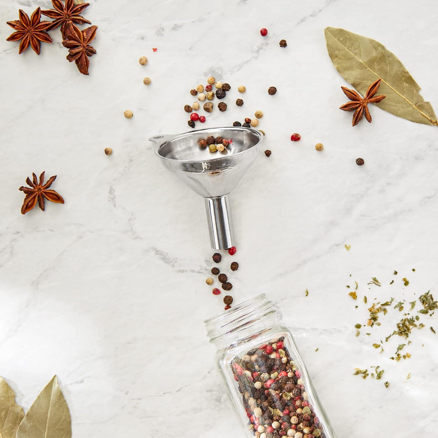 Embudo de Acero Inoxidable RSVP 6,35 cm Cuello Largo