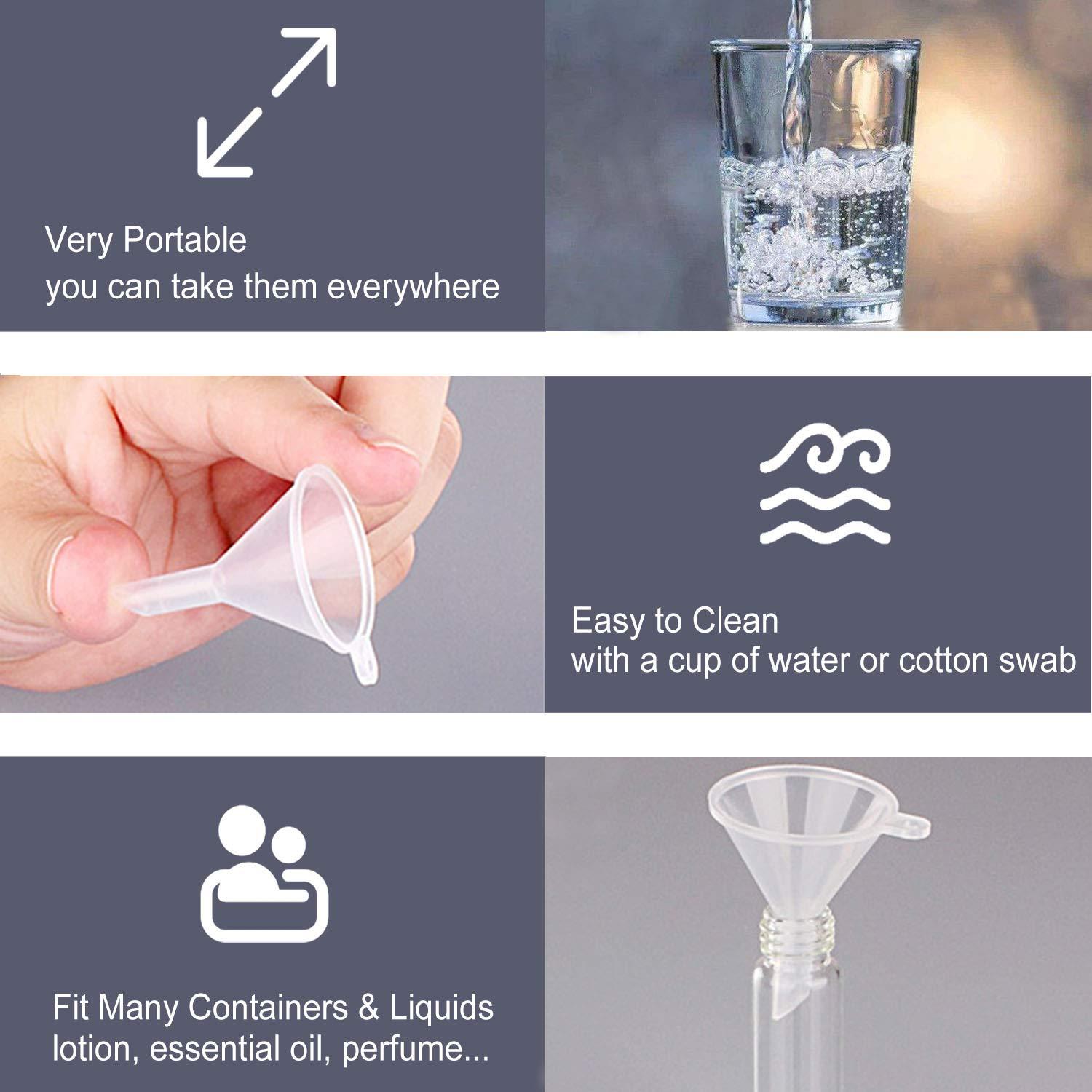 Embudos Reutilizables Avenoir para Cosméticos - 3 Colores