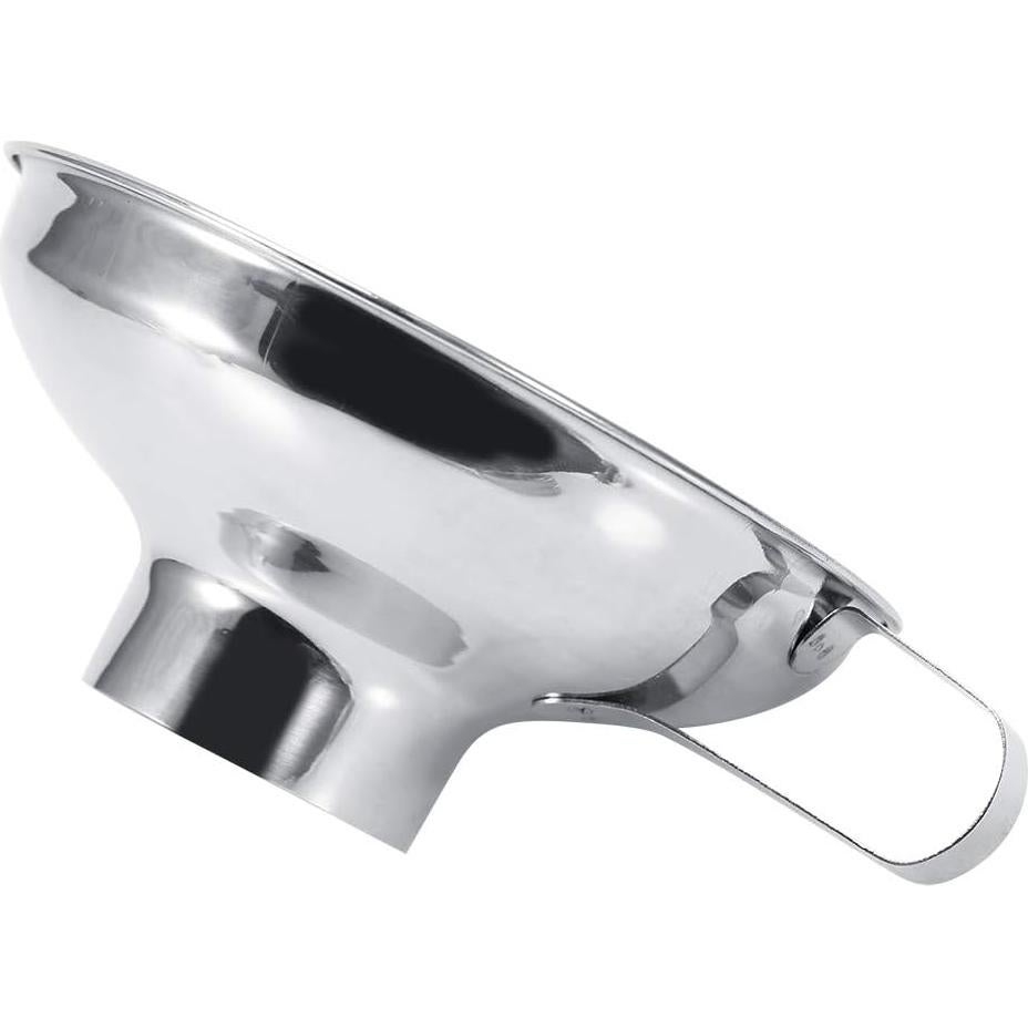 Embudo de Acero Inoxidable Tomotato Boca Ancha 15 cm