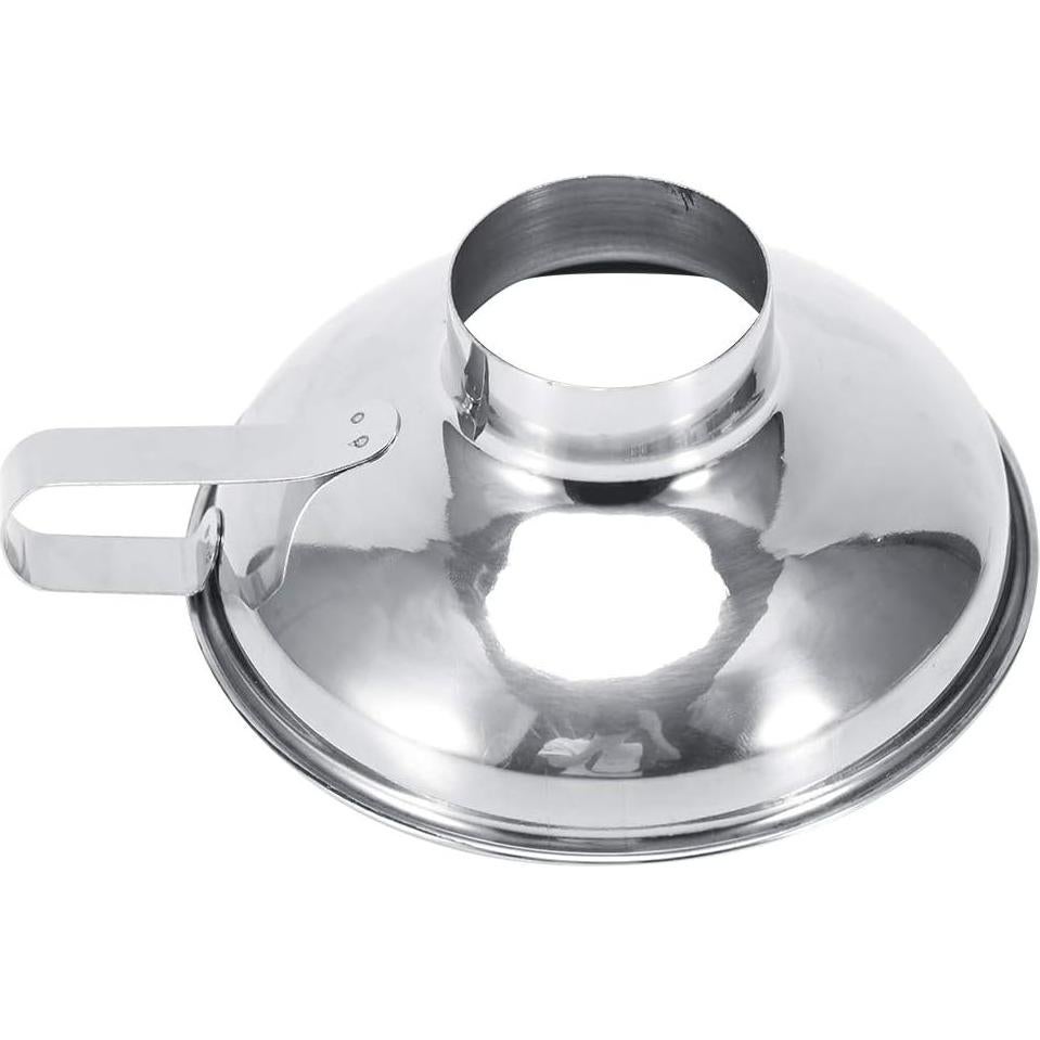 Embudo de Acero Inoxidable Tomotato Boca Ancha 15 cm