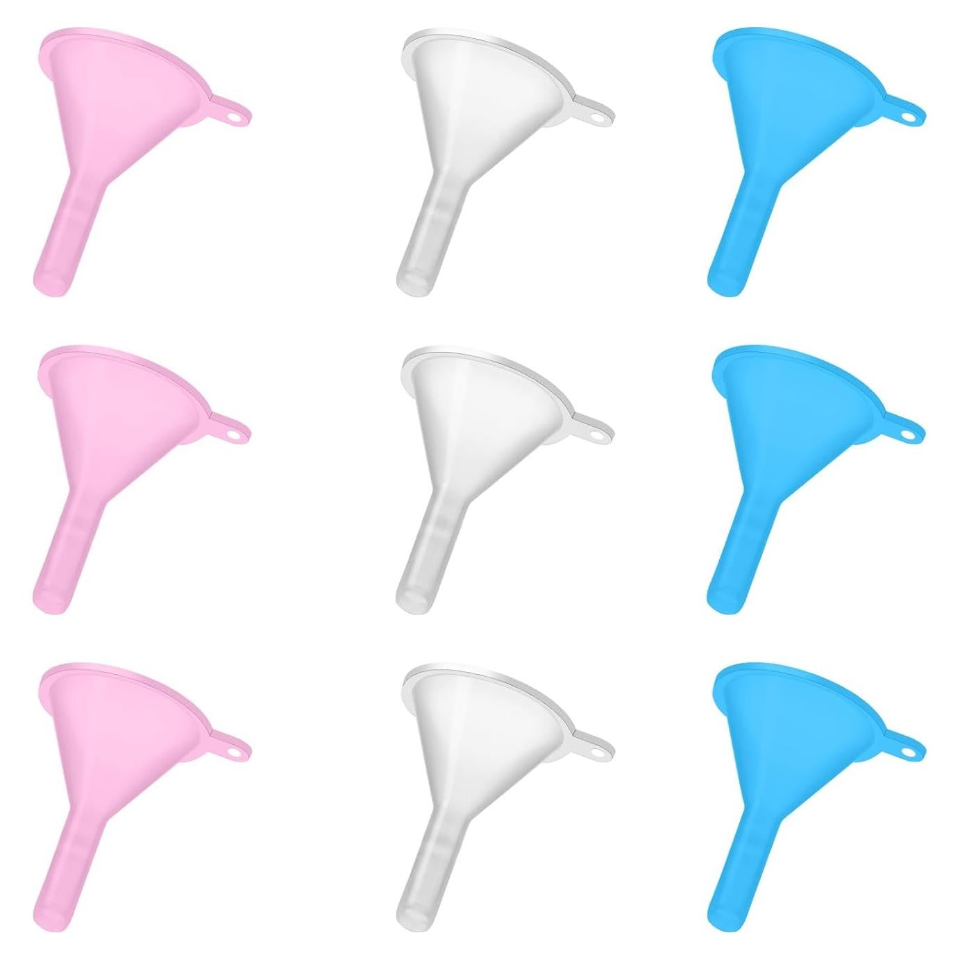 Paquete de 9 embudos de plástico Qianyu para botellas