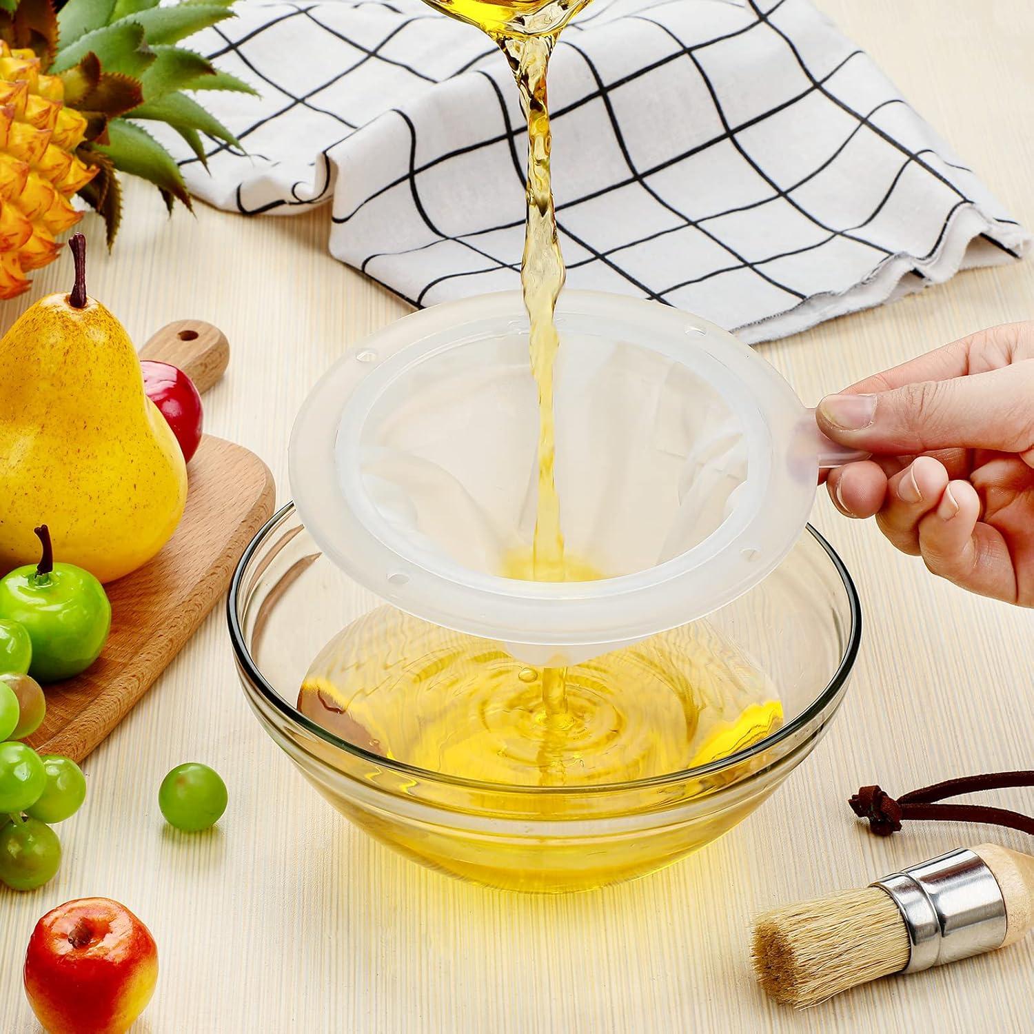 Colador de Malla Fina Cunhill 13 cm Nylon para Filtrar Alimentos