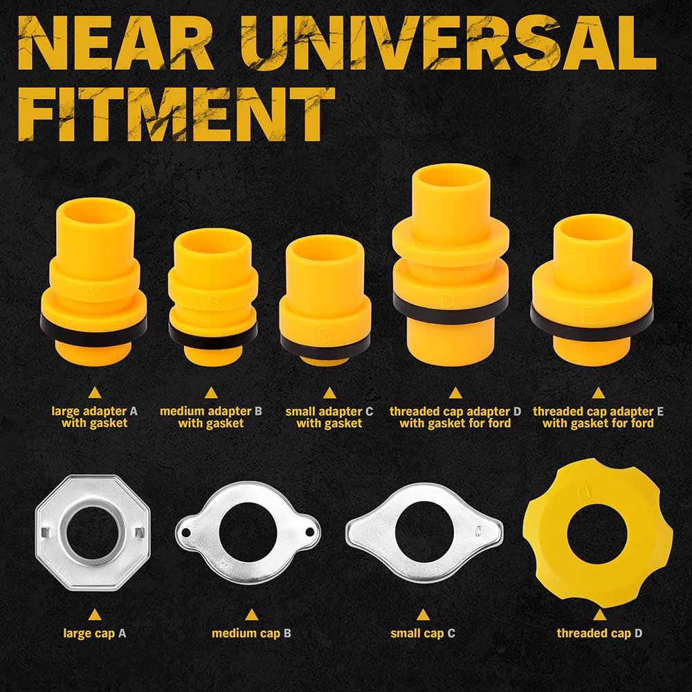 Kit de embudo de refrigerante sin derrames ELEAD 19 piezas