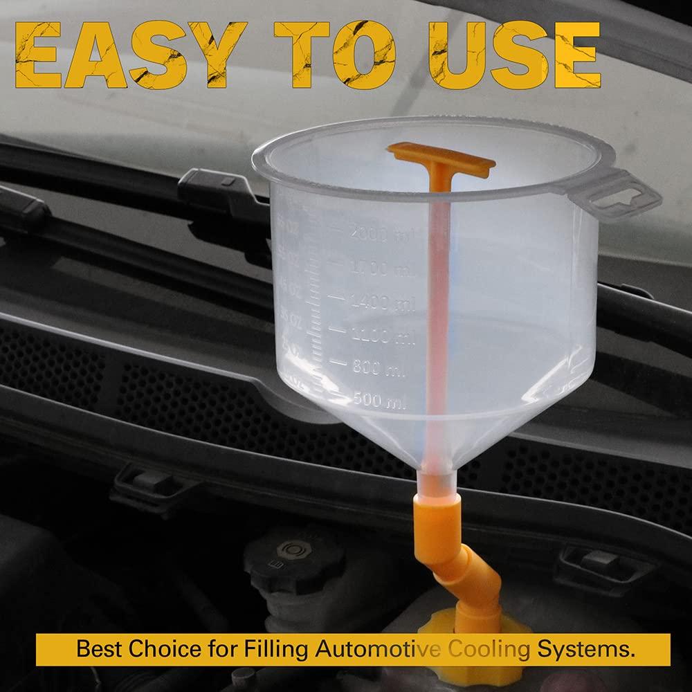 Kit de embudo de refrigerante sin derrames ELEAD 19 piezas