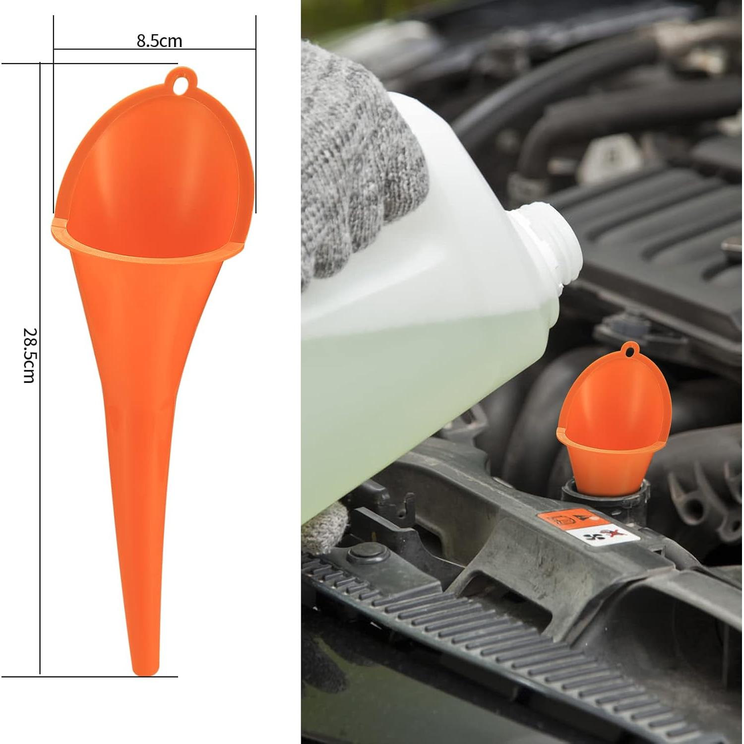 Juego de 6 embudos automotrices Zxglxinyao flexibles