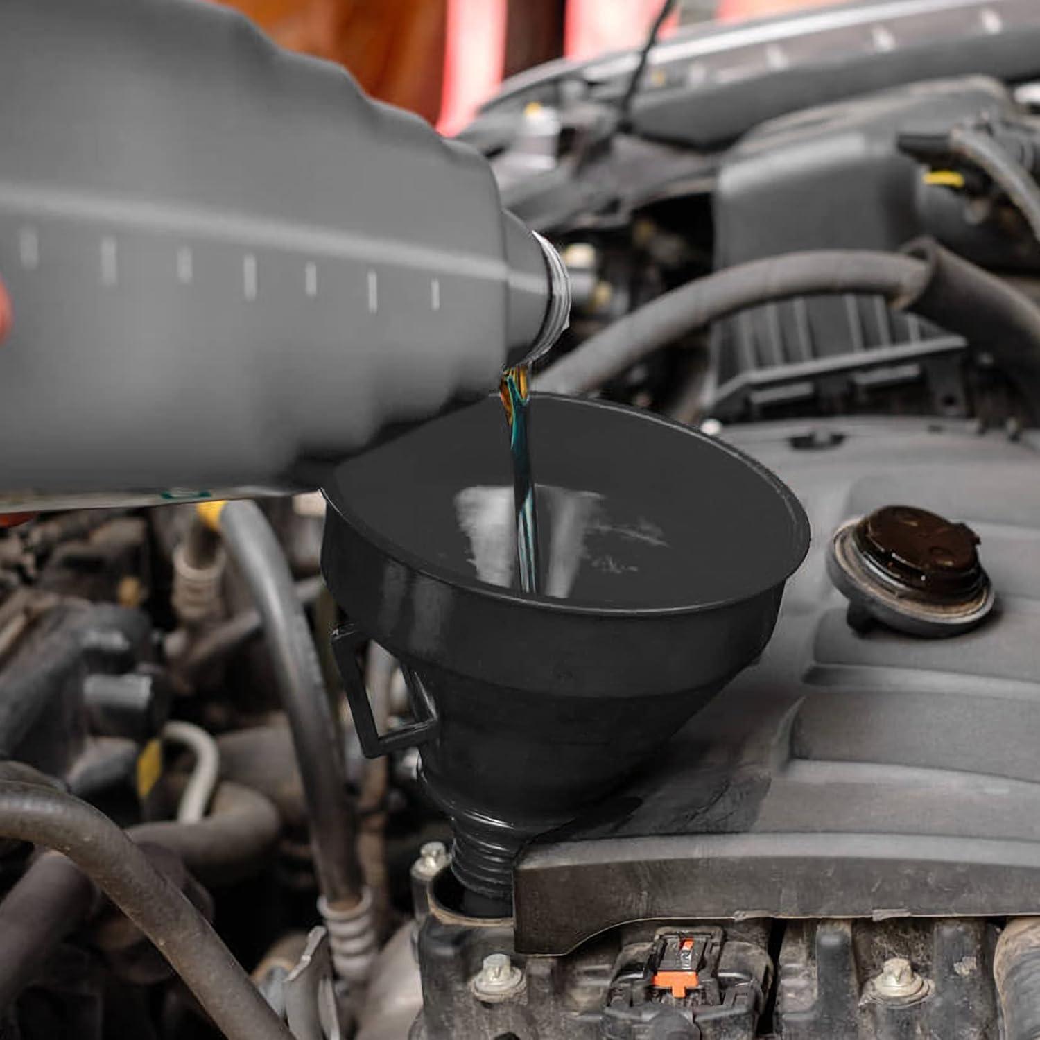 Juego de 6 embudos automotrices Zxglxinyao flexibles