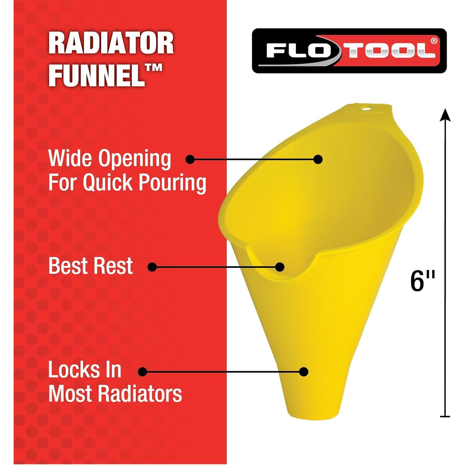 Juego de 4 Embudos Multiusos FloTool 10712MX4 para Líquidos