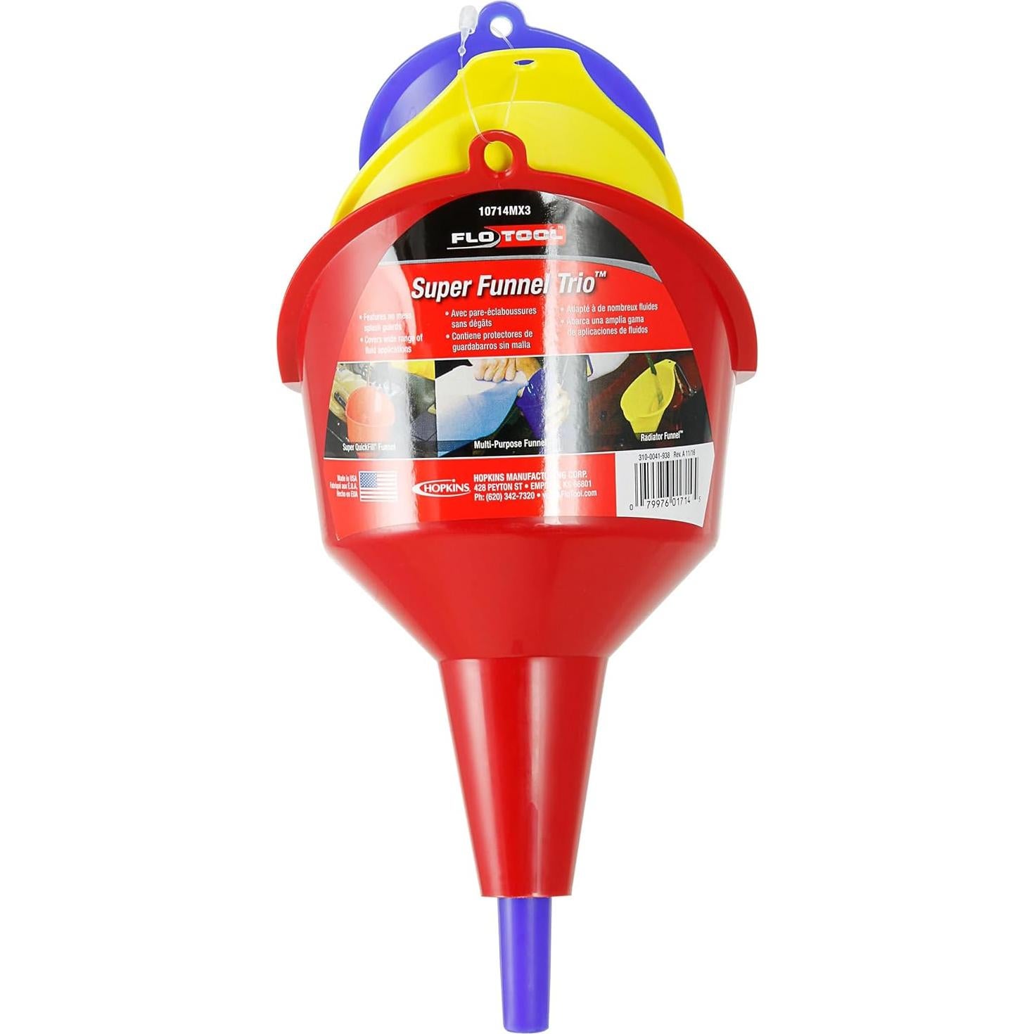 Embudo Multiusos FloTool 10714MX3 - 3 Piezas