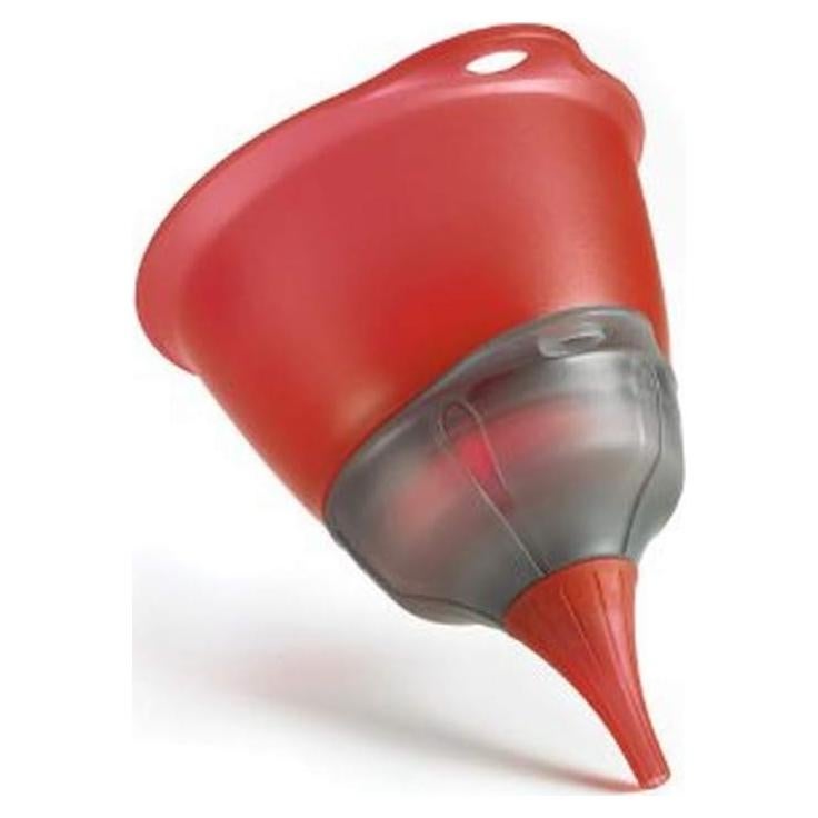 Set de Embudos 3 en 1 Cuisipro Rojo 0,71L 0,18L 11,34ml