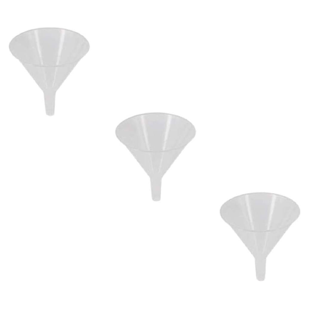 Set de 3 embudos de plástico Cruise Flask 5 cm para líquidos