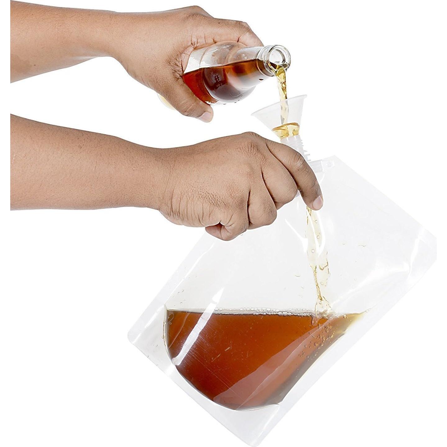 Set de 3 embudos de plástico Cruise Flask 5 cm para líquidos