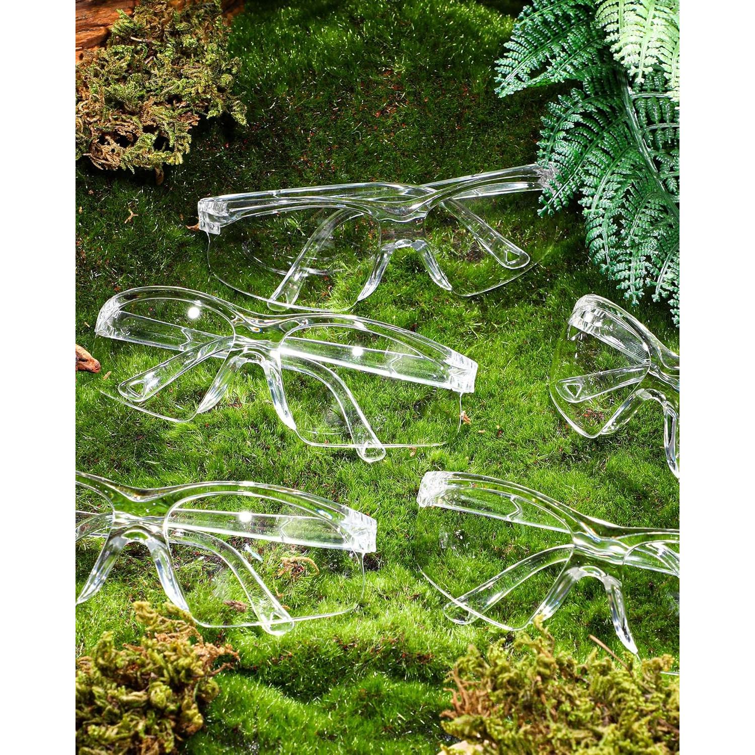 Xuhal 100 Pares Gafas de Seguridad Claras ANSI Z87.1