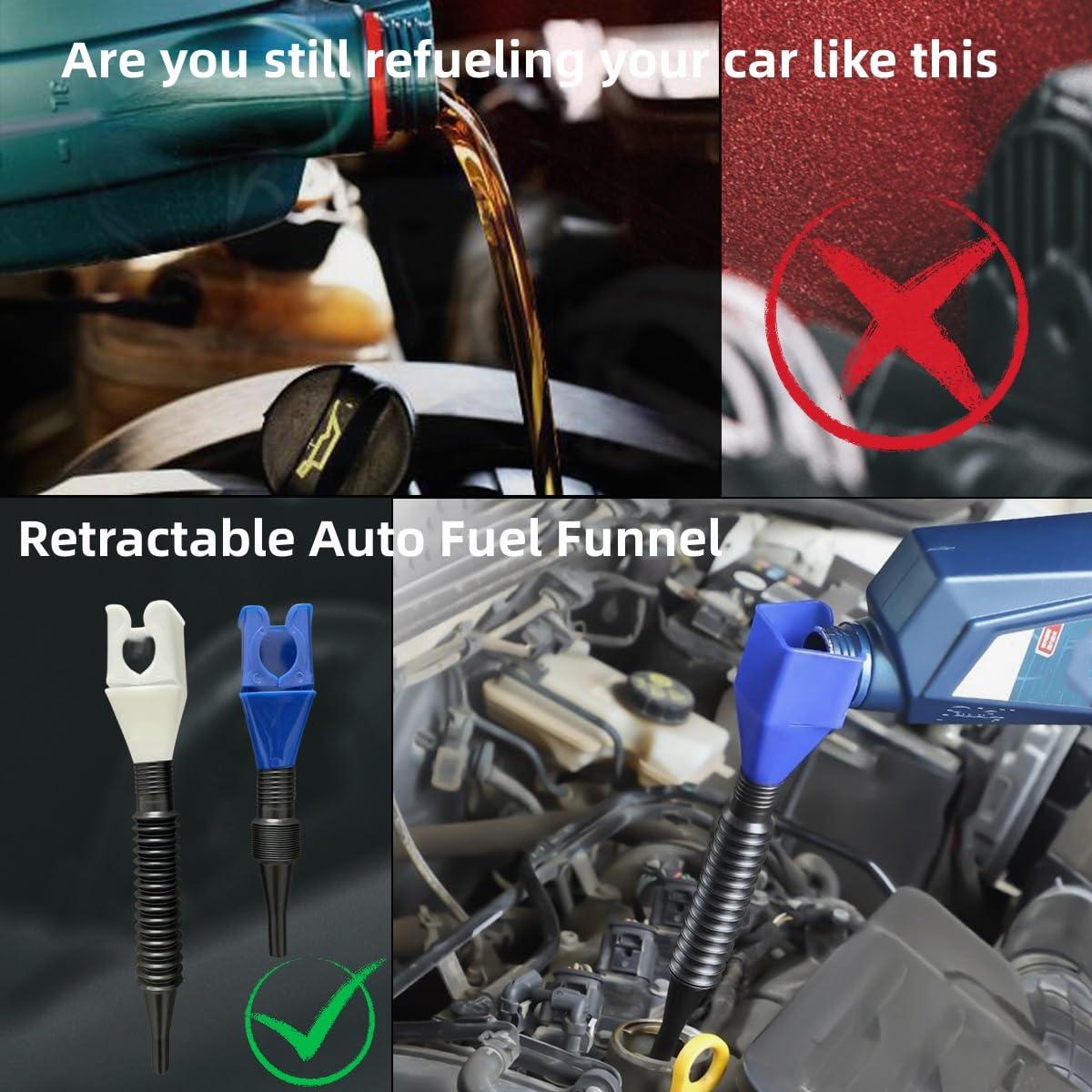 Embudos Automotrices GAJUST 2pcs Retráctiles 10.9-17.8cm