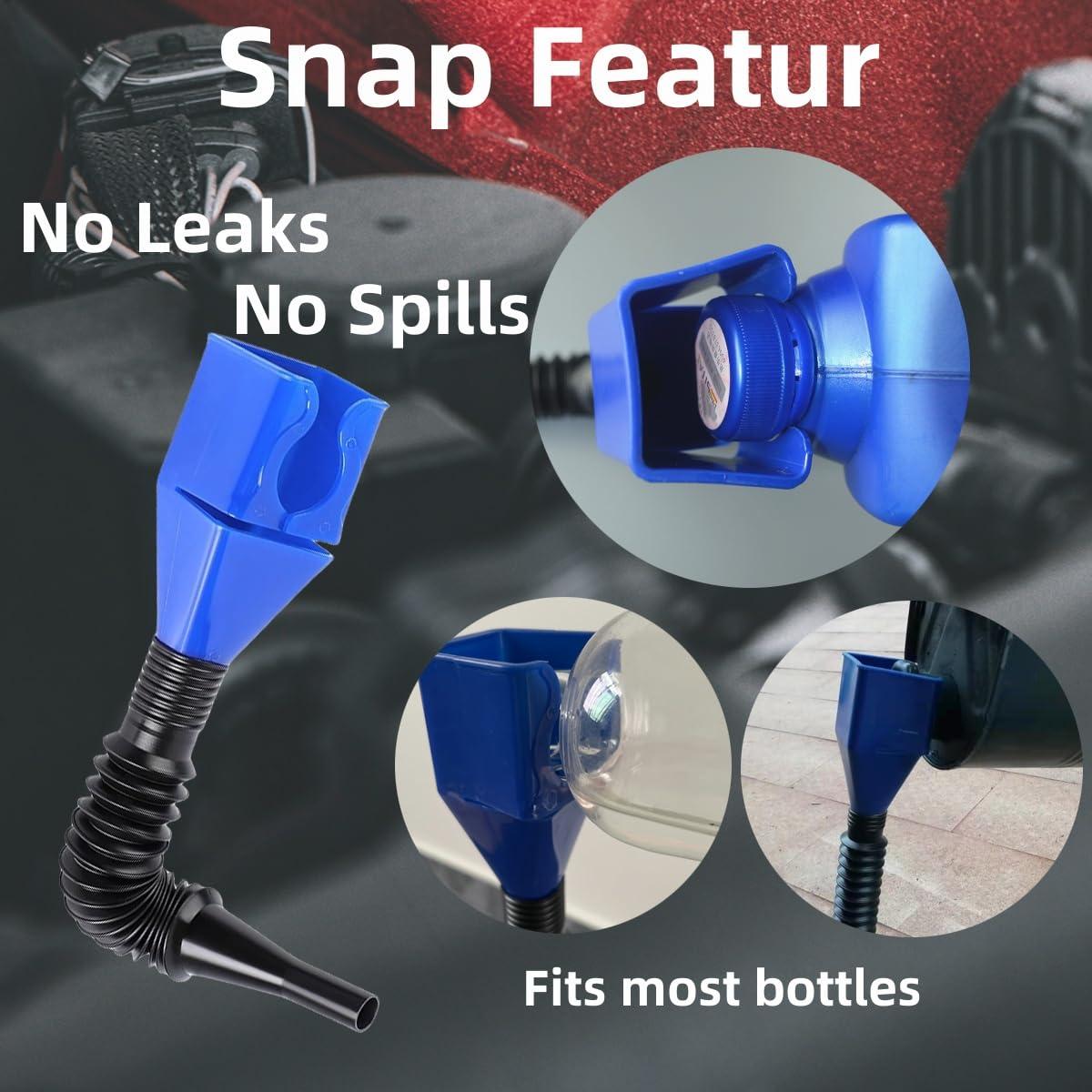 Embudos Automotrices GAJUST 2pcs Retráctiles 10.9-17.8cm