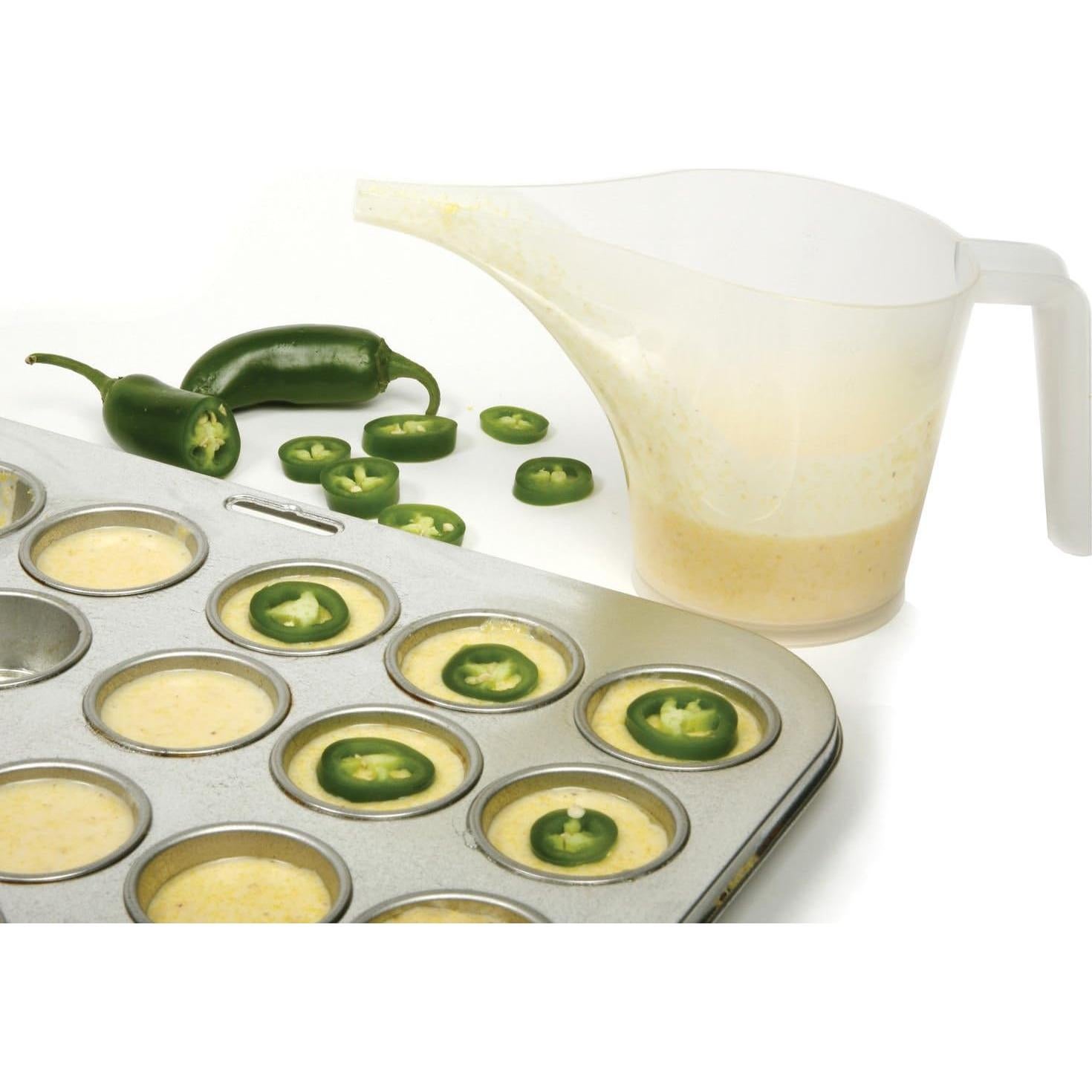 Embudo Medidor 2 Tazas Norpro Blanco 473ml