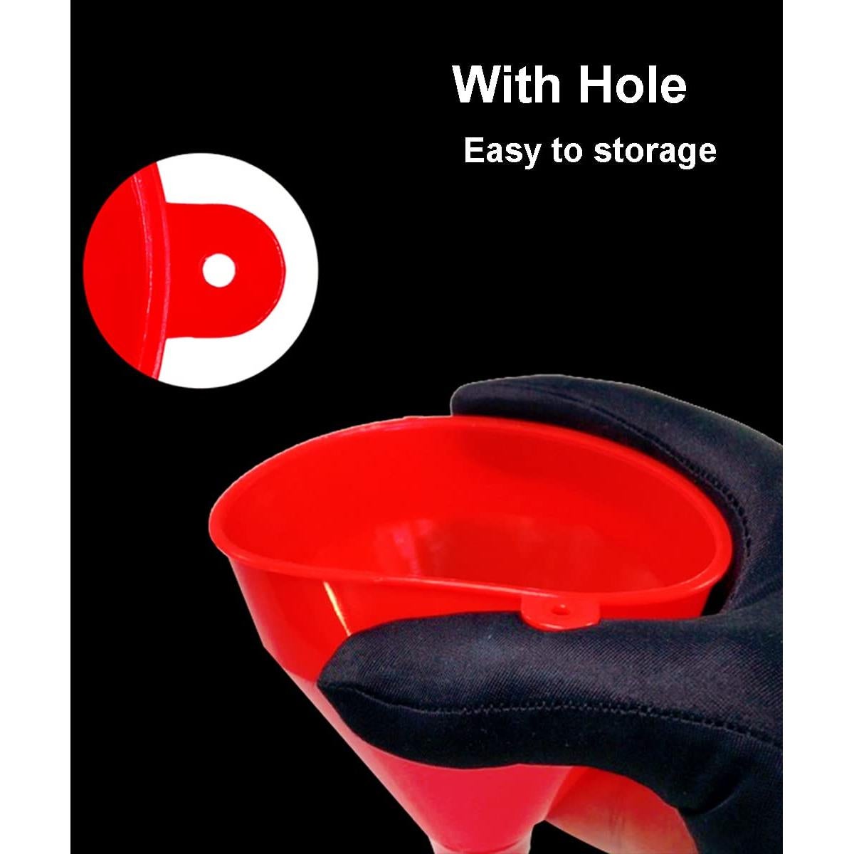 Embudos Automotrices ZSSElec con Manguera Flexible 10,5 cm