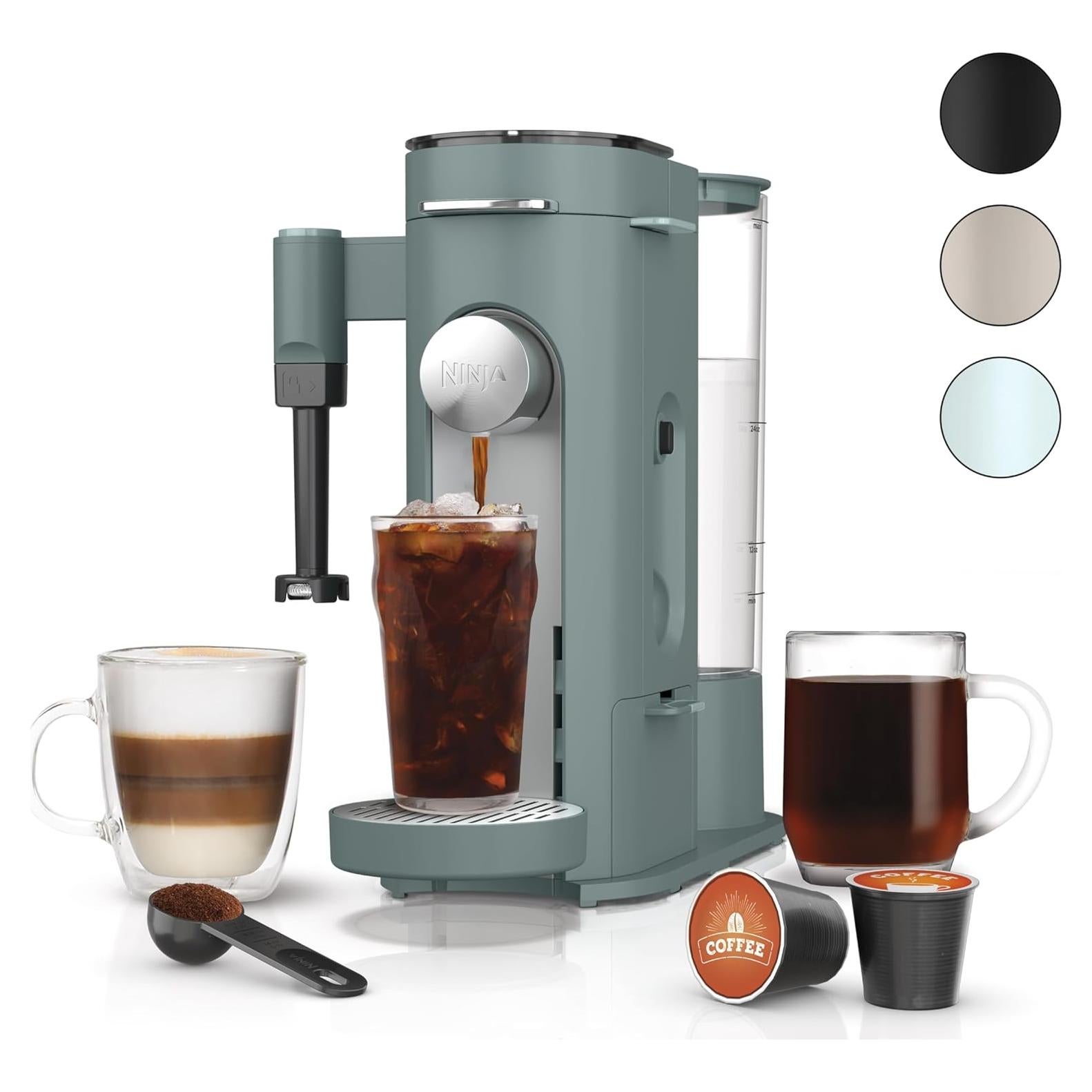 Cafetera Ninja PB051SG Un Solo Servicio 6 a 24 oz Verde