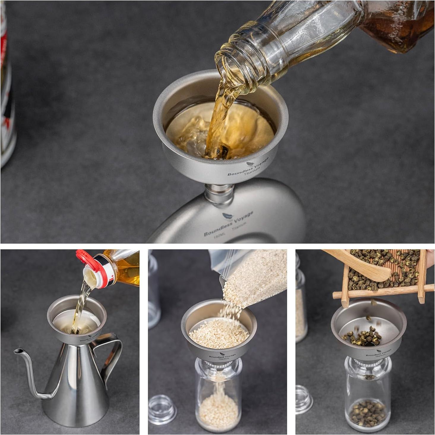 Embudo Mini de Titanio Boundless Voyage 5cm - Cocina y Especias