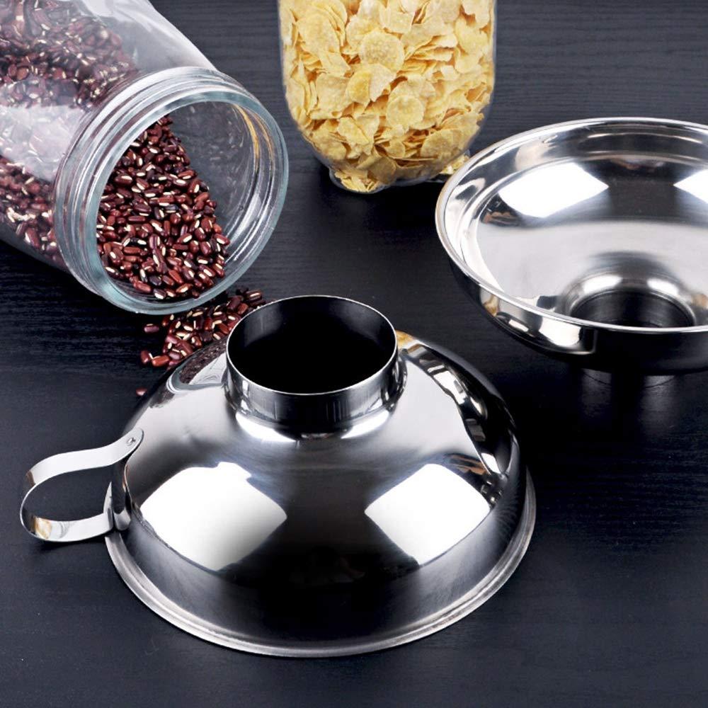 Juego de 2 Embudos de Acero Inoxidable Cheeren para Conservas