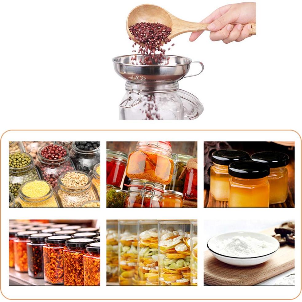 Juego de 2 Embudos de Acero Inoxidable Cheeren para Conservas