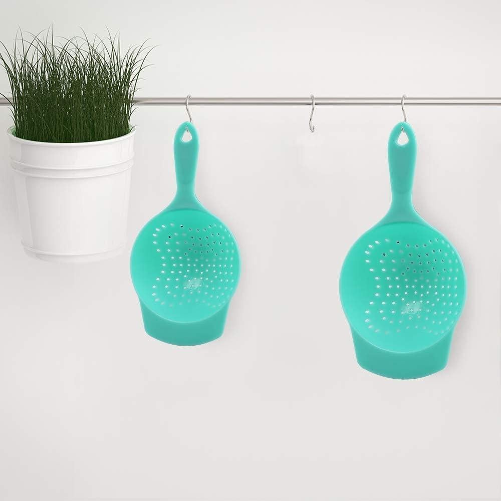 Coladores de Malla Fina Super Leader - 2 Piezas de PP Verde