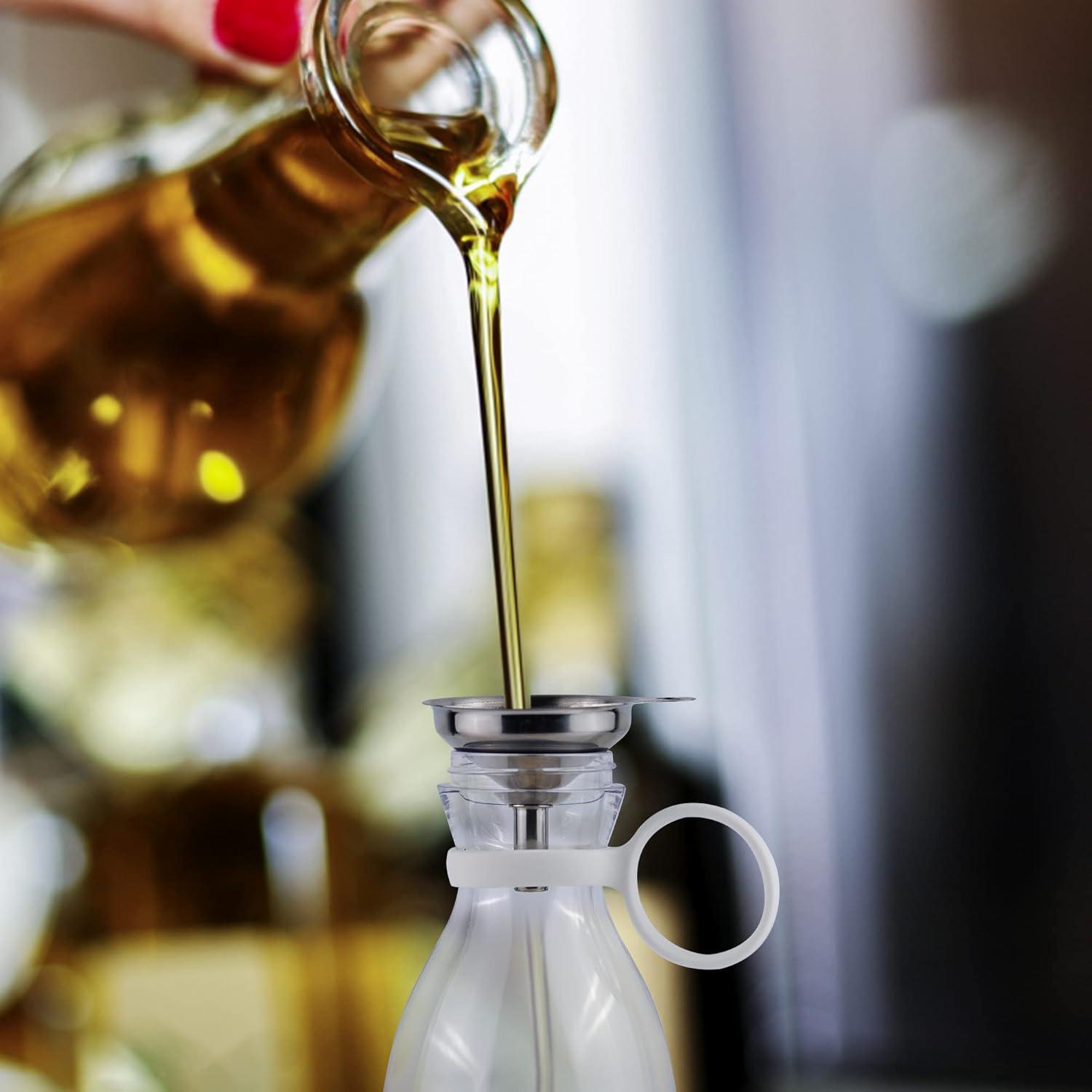 Juego de 3 embudos mini de acero inoxidable IoF - 4cm, 5cm, 7.5cm