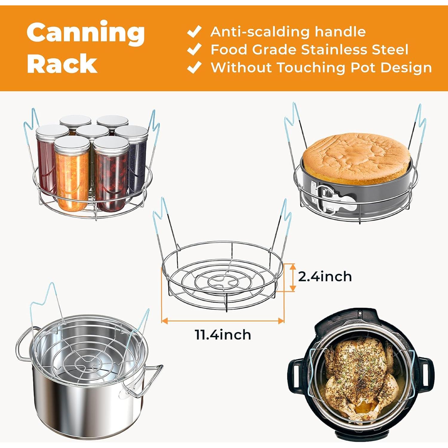 Kit de Conservas Pisol 7 Piezas con Estante Acero Inoxidable